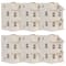 6 Pack: 13" Wood 2-Story Dollhouse by Make Market®